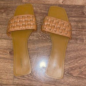 Forever 21 Squared Slippers